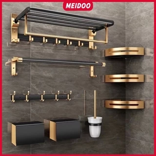 Kệ để đồ dùng MEIDOO phòng tắm gắn tường không cần khoan thiết kế sang trọng với nhiều loại tùy chọn