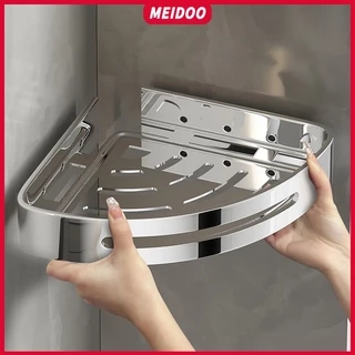 Kệ đựng đồ dùng MEIDOO gắn góc tường nhà tắm tiện dụng Giỏ tam giác bằng thép không gỉ 304