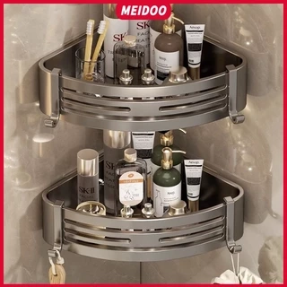 MEIDOO Giỏ Đựng Đồ Hình Tam Giác Gắn Góc Tường Nhà Tắm Tiện Dụng Giá để sữa tắm