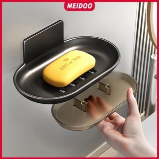MEIDOO Khay Nhôm Đựng Xà Phòng Có Thể Tháo Rời Tiện Dụng Cho Nhà Tắm