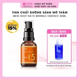 Serum Niacinamide 15% Trắng Da Se Khít Lỗ Chân Lông Medi Shot NA15 MEISHOKU 30ml