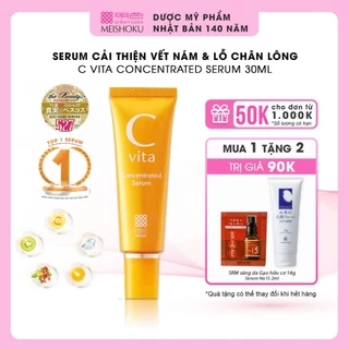 Tinh Chất Chứa Vitamin C Dưỡng Trắng Da & Dưỡng Ẩm MEISHOKU CVita 30ML