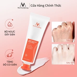 MeiYanQiong Kem dưỡng da tay chiết xuất từ sữa ong chúa dưỡng ẩm dưỡng trắng da chống Lão Hóa Giảm Khô 50g