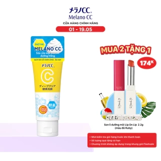 Sữa rửa mặt dưỡng trắng Melano CC Deep Clear Enzyme Face Wash 130g