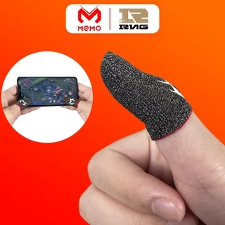 Găng chơi game ff MEMO gaming carbon sợi bạc chống mồ hôi bao tay freefire pubg liên quân mobile cho điện thoại