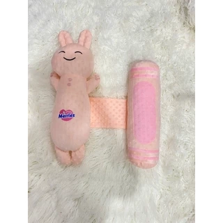 Quà - Bộ gối thỏ bông Merries màu hồng