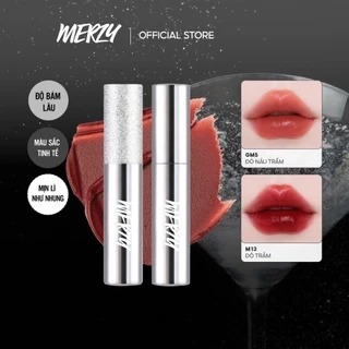 [GLAM EDITION] Son Vỏ Bạc Kem Lì Mềm Mịn, Lâu Trôi Merzy The Glam Mellow Tint 4g
