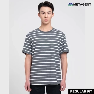 Áo thun nam kẻ ngang dáng oversize Metagent MS 57E3660