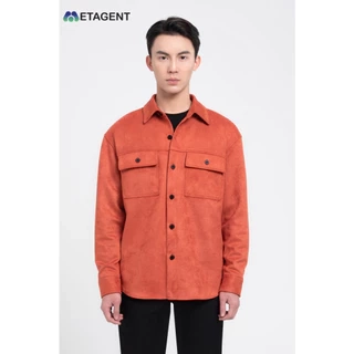 Suede Jacket - Áo khoác sơ mi da lộn nam dáng Regular Fit Metagent MS 70E3758