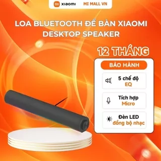 Loa Bluetooth Để Bàn Xiaomi Desktop Speaker | Đèn đổi màu RGB | Nhiều chế độ âm thanh | Micro Tích Hợp | BH 12 tháng