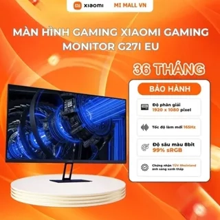 Màn Hình Gaming Xiaomi Gaming Monitor G27i EU P27FBB-RGGL (FHD/165Hz/1ms/IPS) – Phiên Bản Quốc Tế