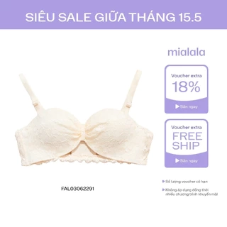 Áo lót ren không gọng đệm vừa 2cm MIALALA 2291 FA02062291