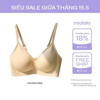 Áo ngực su đúc không gọng Mialala đệm mỏng 1cm nâng ngực, tàng hình 3369 FA02113369