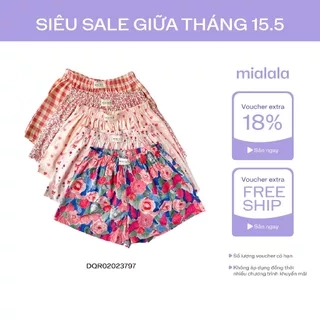 Quần short mặc nhà, quần đùi thô mềm mại, thoáng mát Mialala 3797 DQR02023797