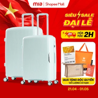 Combo 2 Vali Kéo MIAvn Du Lịch Larita ROTA - Size 20/24/28, Nhựa PP Hạn Chế Bể Vỡ, Bảo Hành Trọn Đời