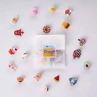 SET 10 STICKER CHARM GẮN VALI LARITA RESIN NHỰA CỨNG - MIX MẪU NGẪU NHIÊN