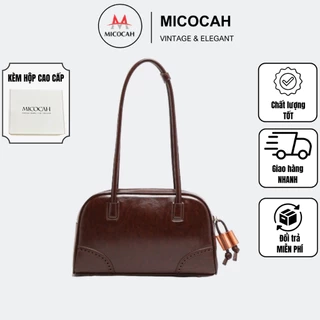 Túi Xách Nữ Đeo Vai Chính Hãng MICOCAH Dáng Công Sở Thời Trang Sang Trọng Da Cao Cấp MC215 (KÈM HỘP)
