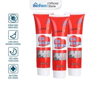 Gel tẩy mốc đa năng LKB 120ml - Tẩy nấm mốc silicon, gioăng cao su máy giặt, mốc chân tường, mốc bàn chải