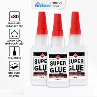 Keo Dán Siêu Dính Đa Năng Mọi Chất Liệu Mifan - Keo Gốc Dầu Dán Gỗ Thuỷ Tinh Kim Loại Sắt Gốm Sứ Nhựa Vải
