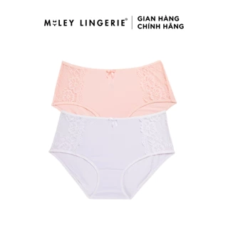 Combo 2 Quần Lót Lưng Cao Modal Phối Ren Sườn Active Miley Lingerie FDS_25