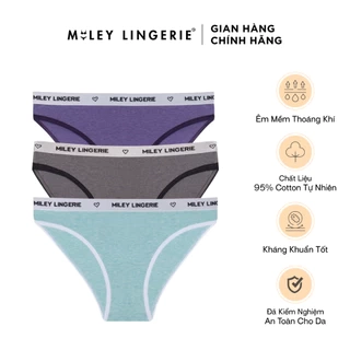 Combo 3 Quần Lót Melange Kiểu Dáng Basic Sporty Miley Lingerie FCB0100-0700-1000