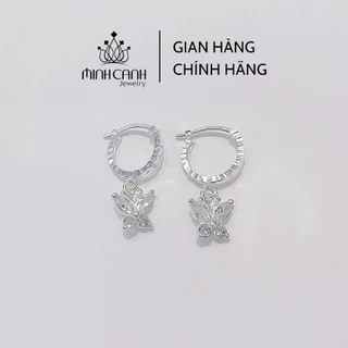 Bông Tai Bạc Hình Bướm Xinh Xắn Cho Bé Yêu - Minh Canh Jewelry