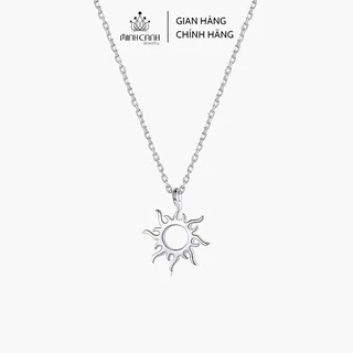 Dây Chuyền Bạc Ta Hình Mặt Trời - Minh Canh Jewelry
