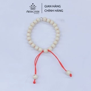 Vòng Dâu Tằm 1 Bi Bạc Thương Hiệu Minh Canh Jewelry