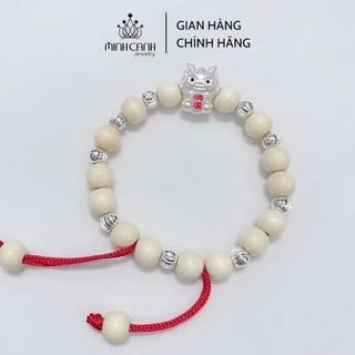 Vòng Dâu Tằm Charm Con Rồng 7 Bi Và 9 Bi Cho Bé Trai Và Gái - Minh Canh Jewelry