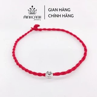 Vòng Tay Chỉ Đỏ Mix Bi Bạc Ta Mang Lại May Mắn - Minh Canh Jewelry