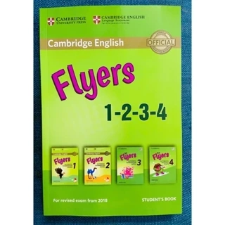 Sách - Cambridge English Flyers Gộp 4 ( Kèm Mã Quét Đáp Án Và Mp3)-khổ A5 siêu tiết kiệm