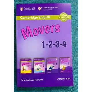Sách - Cambridge English Movers Gộp 4 ( Kèm Mã Quét Đáp Án Và Mp3)-khổ A5