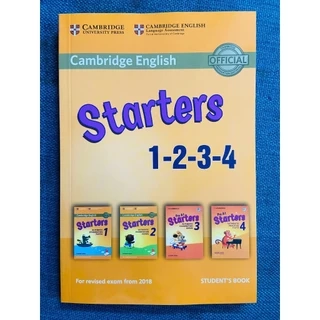 Sách - Cambridge English Starter In Gộp 1-4 ( Kèm Mã Quét Đáp Án Và Mp3)-khổ A5