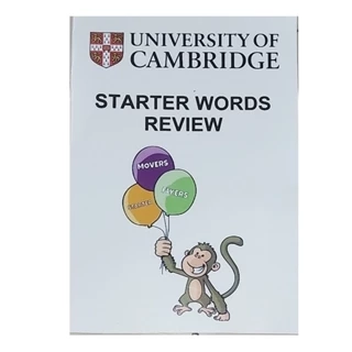 Vở luyện viết Cambridge Starter words review