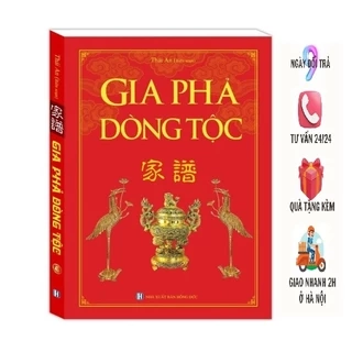 Sách Gia phả dòng tộc (bìa cứng)