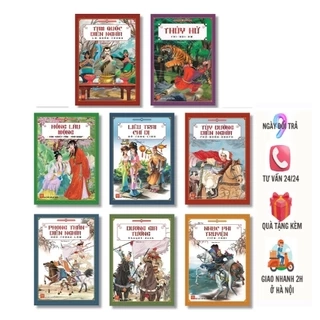 Sách - Tủ sách văn học (dương gia tướng,hồng lâu mộng,liêu trai,nhạc phi,phong thần,tam quốc diễn nghĩa,thủy hử,tùyđường