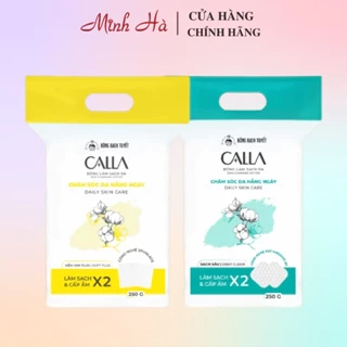 Bông tẩy trang Bông Bạch Tuyết Calla 250g chất bông mềm mịn làm sạch sâu