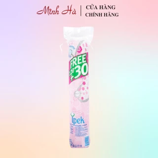 Bông tẩy trang Ipek 150 miếng nhẹ nhàng làm sạch bụi bẩn hoặc lớp trang điểm mà không gây tổn hại đến da