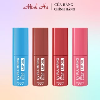 Dưỡng môi MizuMi UV Plumping Lip Oil Rouge 4g dưỡng ẩm làm mềm môi
