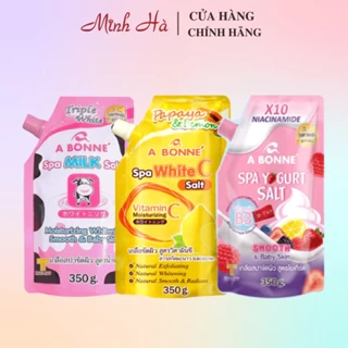 Muối tắm sữa bò tẩy tế bào chết A Bonne Spa Thái Lan 350g làm sạch, loại bỏ tế bào chết, hỗ trợ làm trắng da