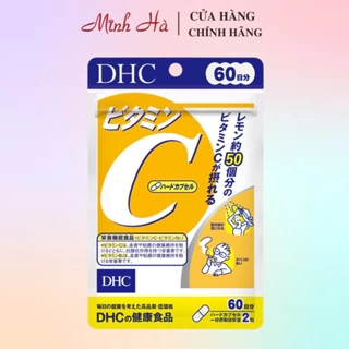 Viên uống Vitamin C DHC Nhật Bản gói 60 viên / 180 viên hỗ trợ sáng da, giảm vết thâm và tăng cường sức đề kháng