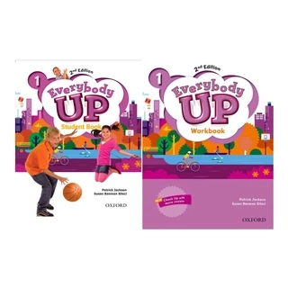 Sách - (Bộ 2 cuốn) Everybody Up 1 - Bản 2nd Edition - Tặng file nghe