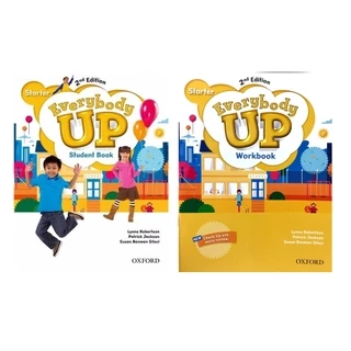 Sách - (bộ 2 cuốn) Everybody Up Starter - Bản 2nd - Tặng file nghe