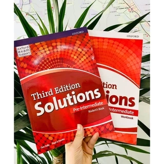 Sách- Solutions Pre Intermediate _ 3rd edition (Bộ 2 cuốn)- Tặng file nghe