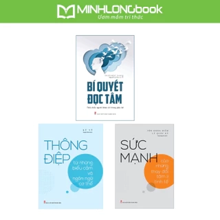 Sách: Bí Quyết Đọc Tâm + Thông Điệp Từ Những Biểu Cảm + Sức Mạnh Của Những Thay Đổi Tâm Lí Tinh Tế