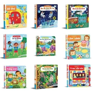 Sách chuyển động - Bộ sách busy và bộ First explorers - có mã lẻ lựa chọn