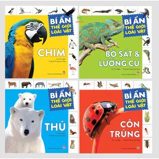 Sách – Bí Ẩn Thế Giới Loài Vật : Côn Trùng - Thú – Chim – Bò Sát & Lưỡng Cư - Thân mềm & Giáp Xác - Cá