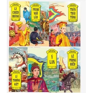 Sách – Tranh Truyện Lịch Sử Việt Nam: Trần Hưng Đạo - Ngô Quyền - Lý Công Uẩn - Lê Lợi - Trần Nhân Tông - Lý Nam Đế ...