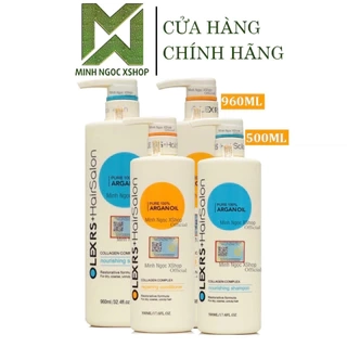 Cặp dầu gội xả Olexrs Argan Oil Collagen Hair Salon 500ML - 960ML