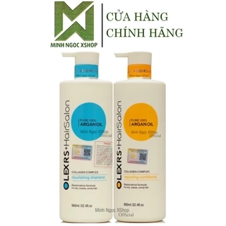 Dầu gội xả Olexrs Hair Salon 500ml, phục hồi, chống rụng kích mọc tóc